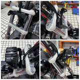 Universal 3.5" Bar Mount Baja Designs LP9 Pro LED Auxiliary Light Lighting Bracket System Mounting Combo Kit For Harley Road King Dyna Softail - pazoma