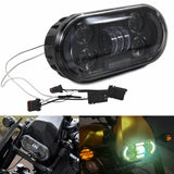 Upgrade LED Front Headlight Headlamp With Amber Turn Signal and Daylight Running Light DRL For Harley Sportster S 1250 RH1250S 2021-2025