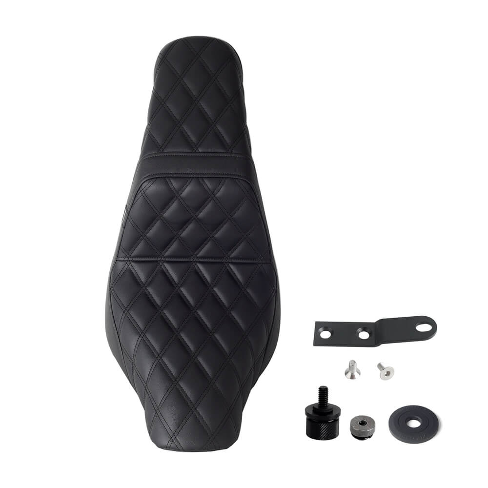Upgrade Your Ride Performance For Harley Softail Low Rider ST S Sport Glide FLSB FXLR FXLRS FXLRST LS Step 2-Up Gel Pad Seats 2018- - pazoma