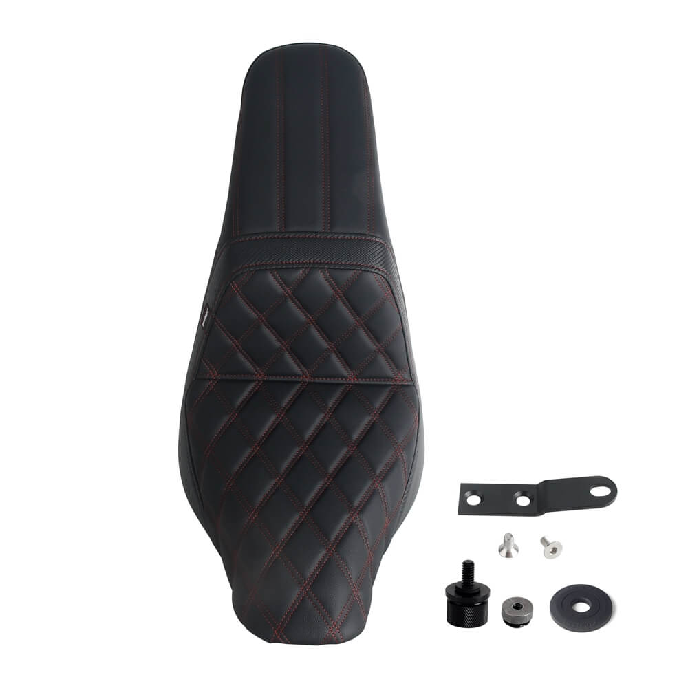 Upgrade Your Ride Performance For Harley Softail Low Rider ST S Sport Glide FLSB FXLR FXLRS FXLRST LS Step 2-Up Gel Pad Seats 2018- - pazoma