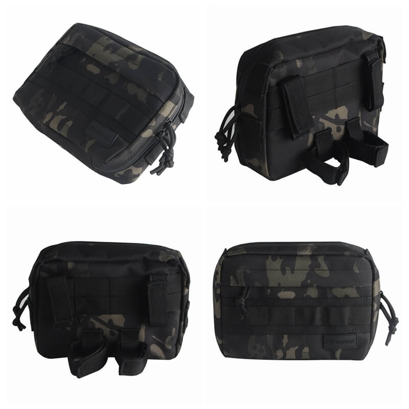 Utility Molle Bar Handlebar T-Bar Bag Handle Bags For Harley Dyna Softail Low Rider S Street Bob FXBB Sportster Tool Pouch Storage Bag - pazoma
