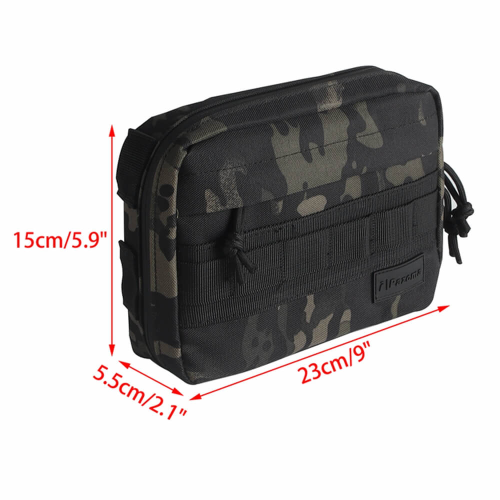 Utility Molle Bar Handlebar T-Bar Bag Handle Bags For Harley Dyna Softail Low Rider S Street Bob FXBB Sportster Tool Pouch Storage Bag - pazoma