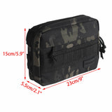 Utility Molle Bar Handlebar T-Bar Bag Handle Bags For Harley Dyna Softail Low Rider S Street Bob FXBB Sportster Tool Pouch Storage Bag - pazoma