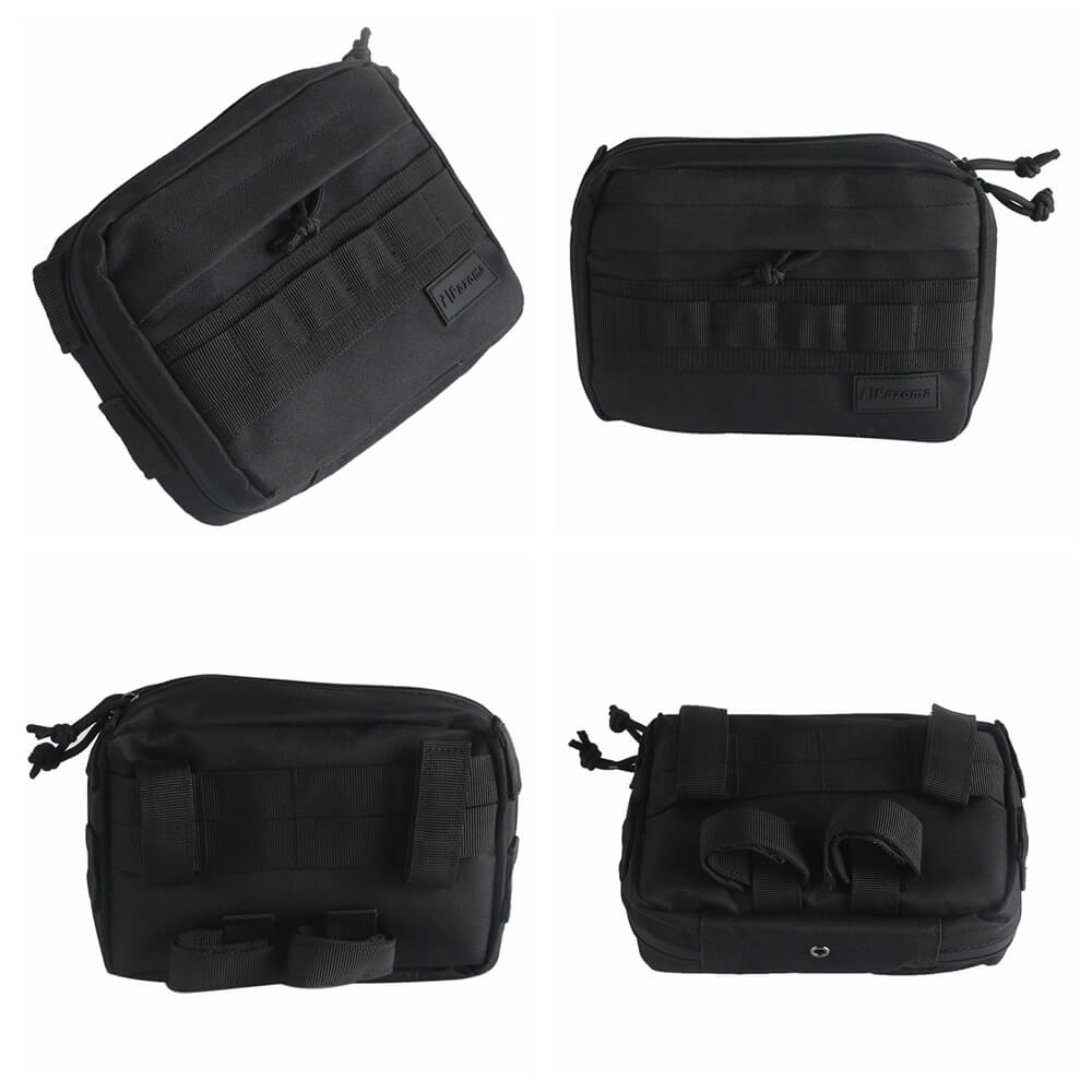 Utility Molle Bar Handlebar T-Bar Bag Handle Bags For Harley Dyna Softail Low Rider S Street Bob FXBB Sportster Tool Pouch Storage Bag - pazoma