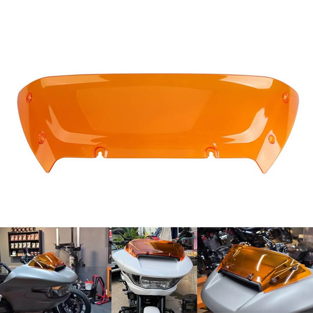 Wind Splitter 4.5 in. Windshield Windshield Deflector For Harley Touring CVO 121 Road Glide ST FLTRSE FLTRSTSE FLTRX 117 2023-2025 - pazoma