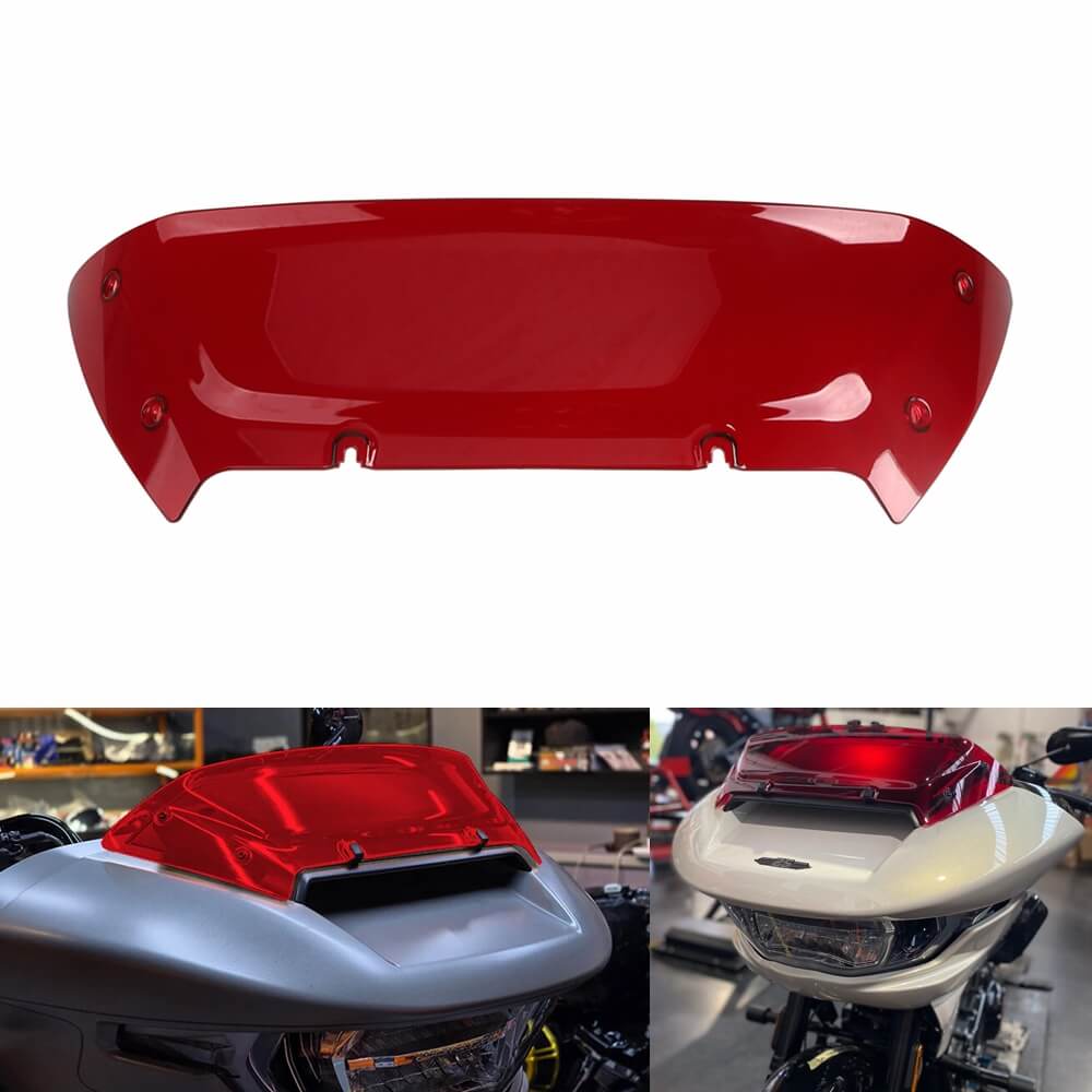 Wind Splitter 4.5 in. Windshield Windshield Deflector For Harley Touring CVO 121 Road Glide ST FLTRSE FLTRSTSE FLTRX 117 2023-2025 - pazoma
