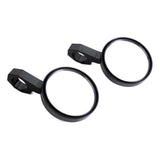 UTV Golf Cart Buggy Sand Car 4.7" Round CNC Aluminum Side Rear View Mirrors For 1.75" Clamp Polaris Rangers RZR XP Yamaha Rhino Arctic Cat Honda - pazoma