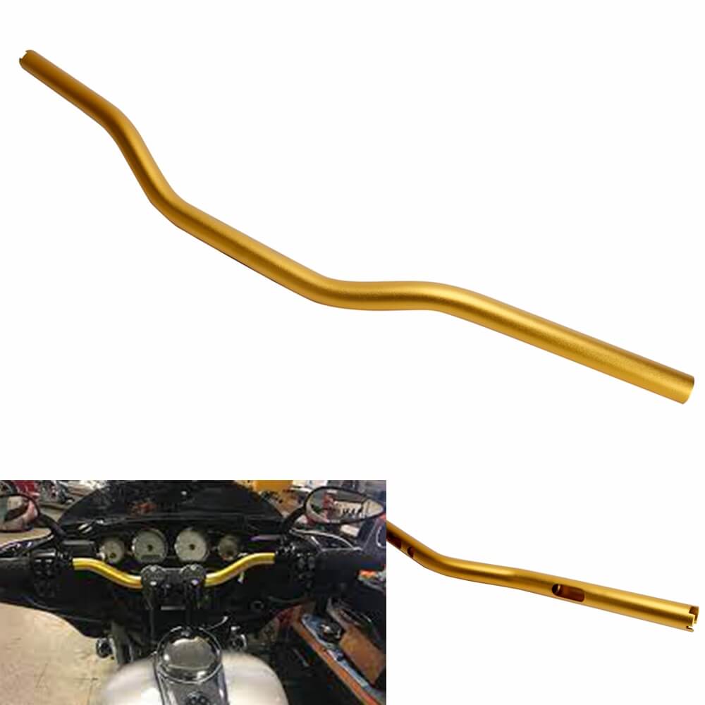 1" 25.4mm Diameter Club Style Moto Bars Aluminum Standard Handlebar For Harley Dyna Low Rider FXDLS Fat Street Bob FXDF FXDB FXBB Sportster - pazoma