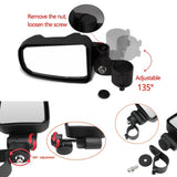 2" UTV Cast Aluminium Pursuit Side View Mirror Compatible for Polaris RZR XP1000 Ranger Can-Am Commander Maverick - pazoma