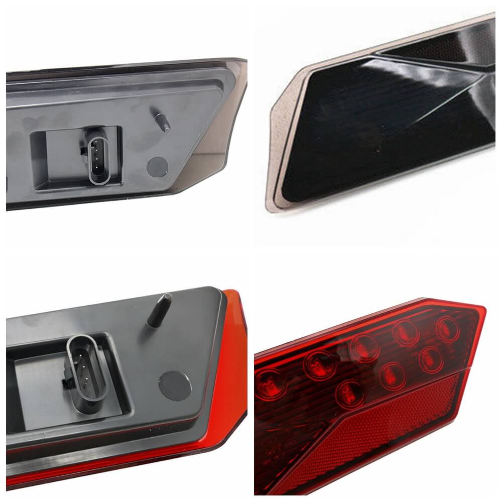 2Pcs LED Tail Light Rear Driving Lamp Taillight Replacement for Polaris RZR 1000 XP/Turbo 900 S RZR 4 Premium 2014-2025 Right Left - pazoma