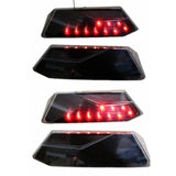 Polaris RZR LED Tail Lights Rear Tail Lamp Replacement for POLARIS 2014-2025 RZR 1000 900 XP S 4 Turbo Premium Red Smoked - pazoma