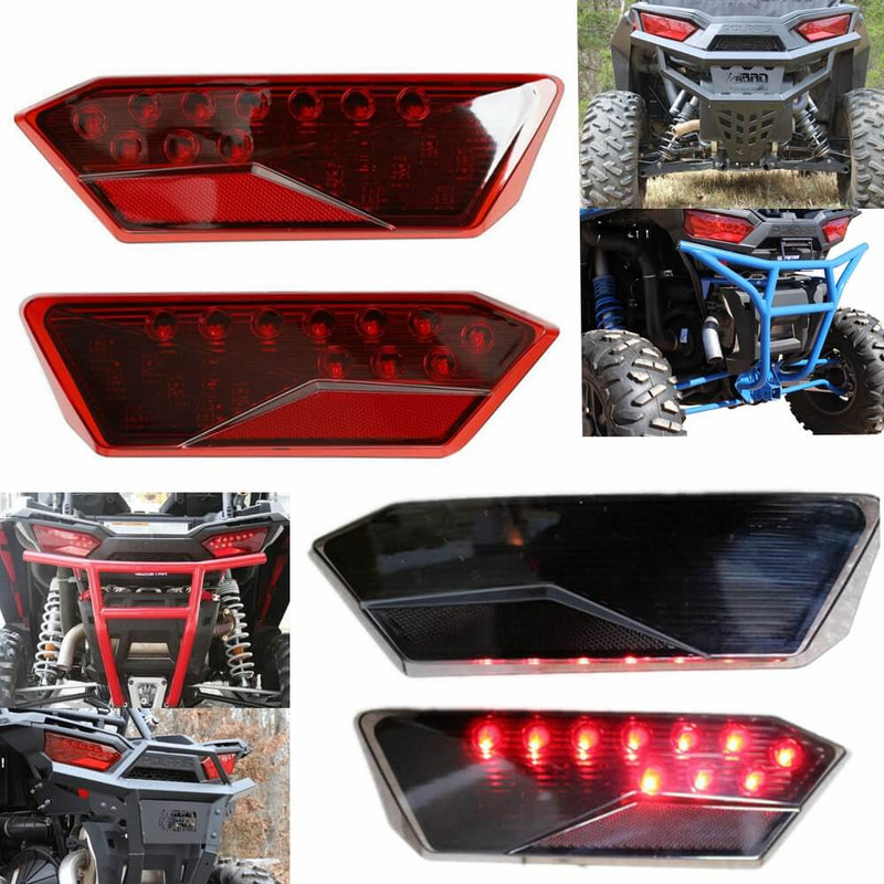 2Pcs LED Tail Light Rear Driving Lamp Taillight Replacement for Polaris RZR 1000 XP/Turbo 900 S RZR 4 Premium 2014-2025 Right Left - pazoma