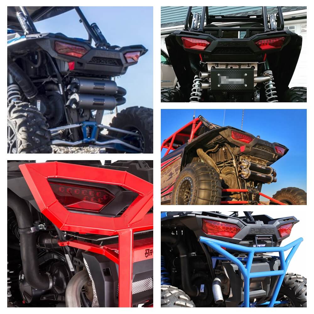 2014-2025 Polaris RZR 1000 XP 900 S 4 Turbo Premium Right Left LED Tail Light Housing 2412342 2412341 Tail Light Brake Rear Lamps - pazoma