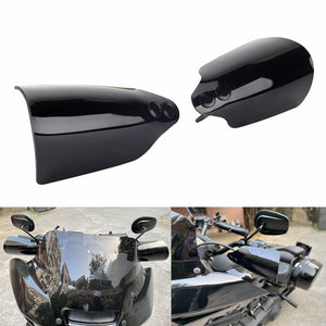 2018-2024 Harley Softail Street Bob FXBB 114 FXBBS Low Rider ST 117 FXLRST Standard FXST M8 Club Style Hand Guards Handguards w/ Mounting Hardware - pazoma