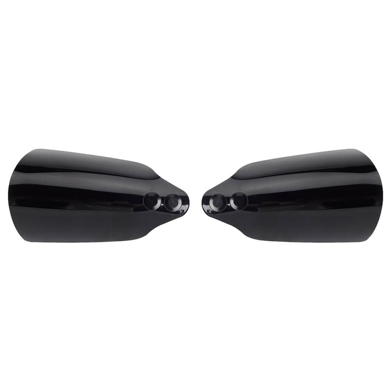 1996-2014 Harley Softail Standard Slim Classic Custom Deluxe Fat Boy Rocker Night Train Club Style Handguards Hand Guard with Mounting Bracket - pazoma