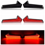 UTV LED Taillights Tail Lights Assembly Rear Lamps for Polaris RZR XP Turbo Sportsman 1000 850 570 2017-2025 - pazoma