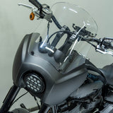 2020-2025 Harley Softail Low Rider S 114 117 FXLRS T-Sport Fairing Windshield w/ 5.75'' LED Headlight Projection Headlamp Kit - pazoma