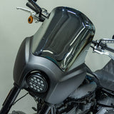 2020-2025 Harley Softail Low Rider S 114 117 FXLRS T-Sport Fairing Windshield w/ 5.75'' LED Headlight Projection Headlamp Kit - pazoma