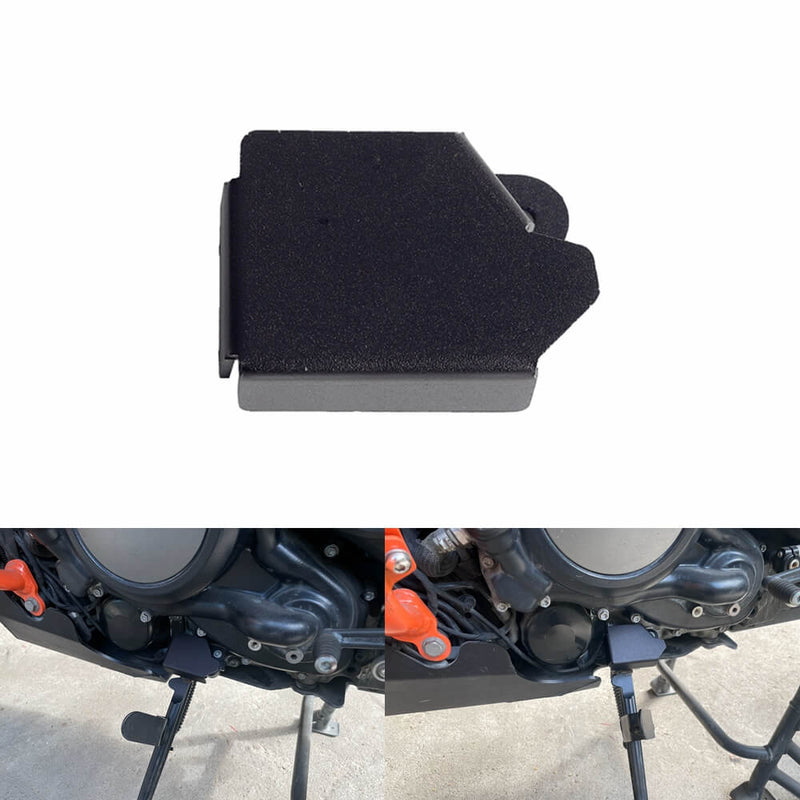 2021-2025 Harley Pan America 1250 ST RA1250ST Special RA1250 RA1250S Sidestand Switch Guard Cover Protection Side Stand Protectors Black - pazoma