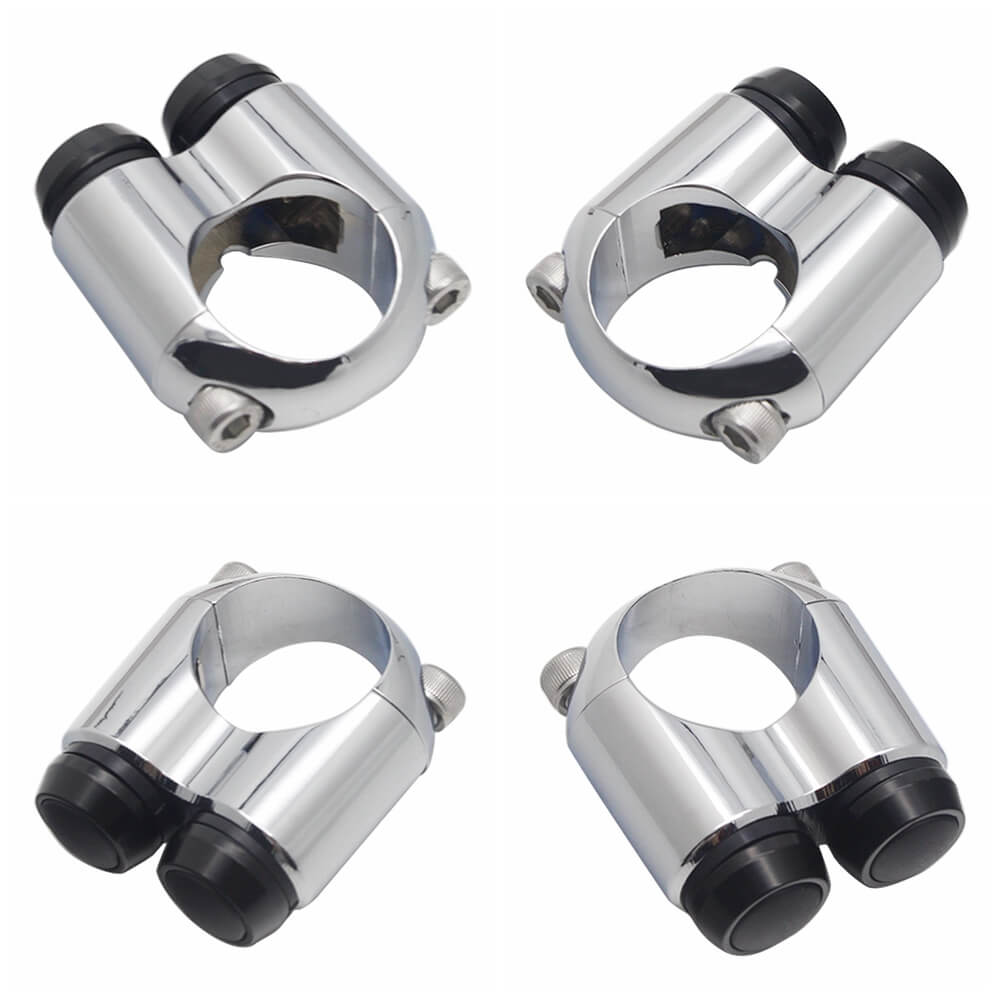 1" 7/8" Handlebar Custom Vintage Cafe Racer Push Switch Gear Housing Dual Button Momentary 2 Buttons for Honda Harley XS650 - pazoma