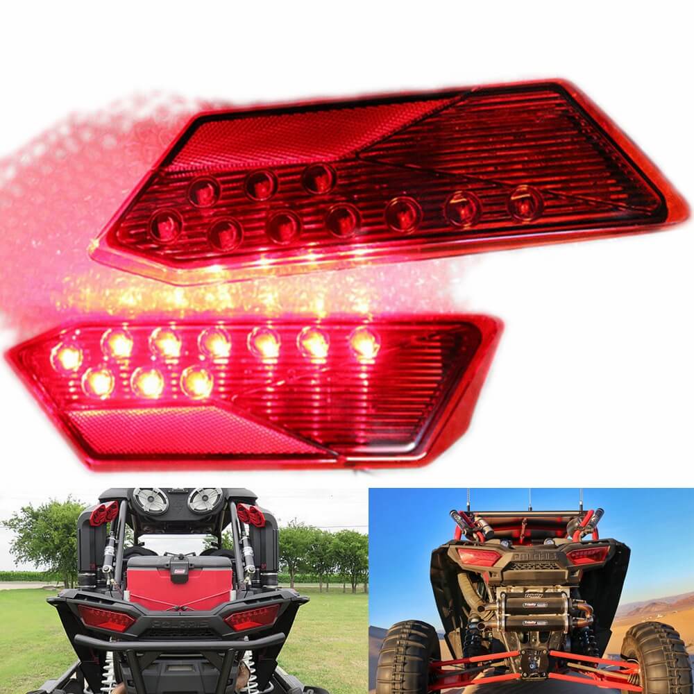 2014-2025 Polaris RZR 1000 XP 900 S 4 Turbo Premium Right Left LED Tail Light Housing 2412342 2412341 Tail Light Brake Rear Lamps - pazoma