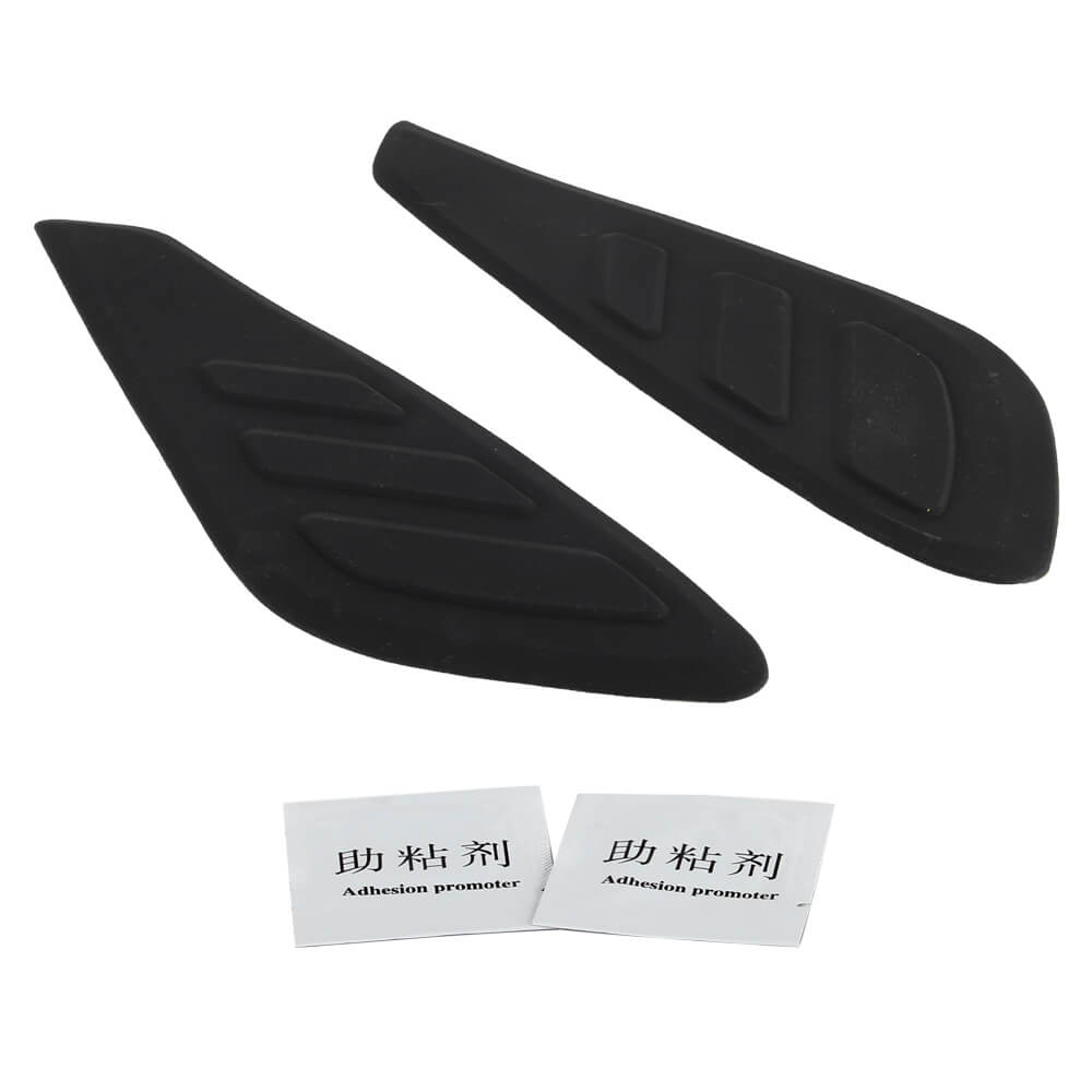 Harley Pan America CVO 1250 ST Special RA1250SE RA1250S RA1250 3M Adhesive Backing Rubber Gas Tank Knee Pad Kit Black 2021-2025 - pazoma