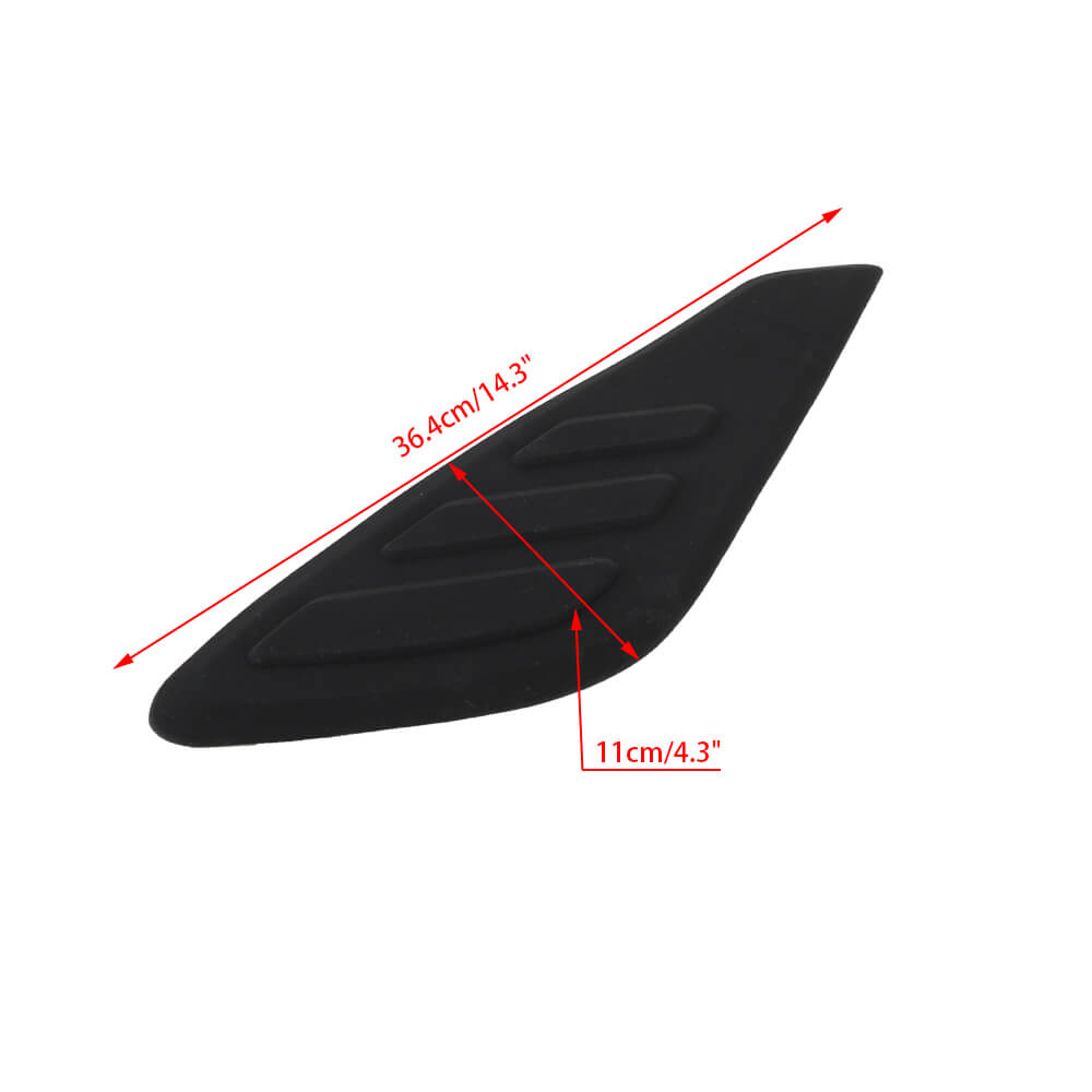 Harley Pan America CVO 1250 ST Special RA1250SE RA1250S RA1250 3M Adhesive Backing Rubber Gas Tank Knee Pad Kit Black 2021-2025 - pazoma