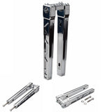 4"-14" Top Clamp Straight Handlebar Risers For Harley 1-1/8" 28.6mm MX Style Handlebars FLFB FLSL FXBB FXBR FXFB FXLR FXLRS FXLRST - pazoma