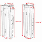 4"-14" Top Clamp Straight Handlebar Risers For Harley 1-1/8" 28.6mm MX Style Handlebars FLFB FLSL FXBB FXBR FXFB FXLR FXLRS FXLRST - pazoma