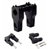 4"-14" Top Clamp Straight Handlebar Risers For Harley 1-1/8" 28.6mm MX Style Handlebars FLFB FLSL FXBB FXBR FXFB FXLR FXLRS FXLRST - pazoma