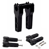 4"-14" Top Clamp Straight Handlebar Risers For Harley 1-1/8" 28.6mm MX Style Handlebars FLFB FLSL FXBB FXBR FXFB FXLR FXLRS FXLRST - pazoma