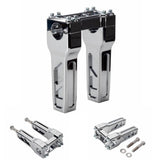 4"-14" Top Clamp Straight Handlebar Risers For Harley 1-1/8" 28.6mm MX Style Handlebars FLFB FLSL FXBB FXBR FXFB FXLR FXLRS FXLRST - pazoma