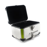 Motorrad-Schnellverschluss, 42 l, Aluminium, für die Rückseite des ADV-Sportbikes, Kofferraum, Heckbox, Gepäck, Topcase, Aufbewahrung mit Rückenlehnenpolster