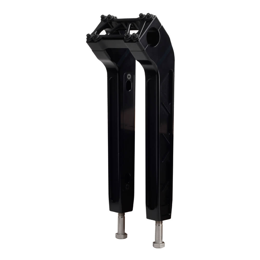 4" 6" 8" 10" 12" 14" Pullback Handlebar Risers Clamp For Harley 1.25" Tapered Fat Bars Softail Dyna Sportster Low Rider Fat Street Bob - pazoma