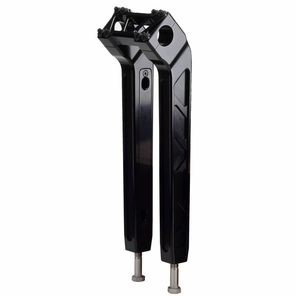 4" 6" 8" 10" 12" 14" Pullback Handlebar Risers Clamp For Harley 1.25" Tapered Fat Bars Softail Dyna Sportster Low Rider Fat Street Bob - pazoma