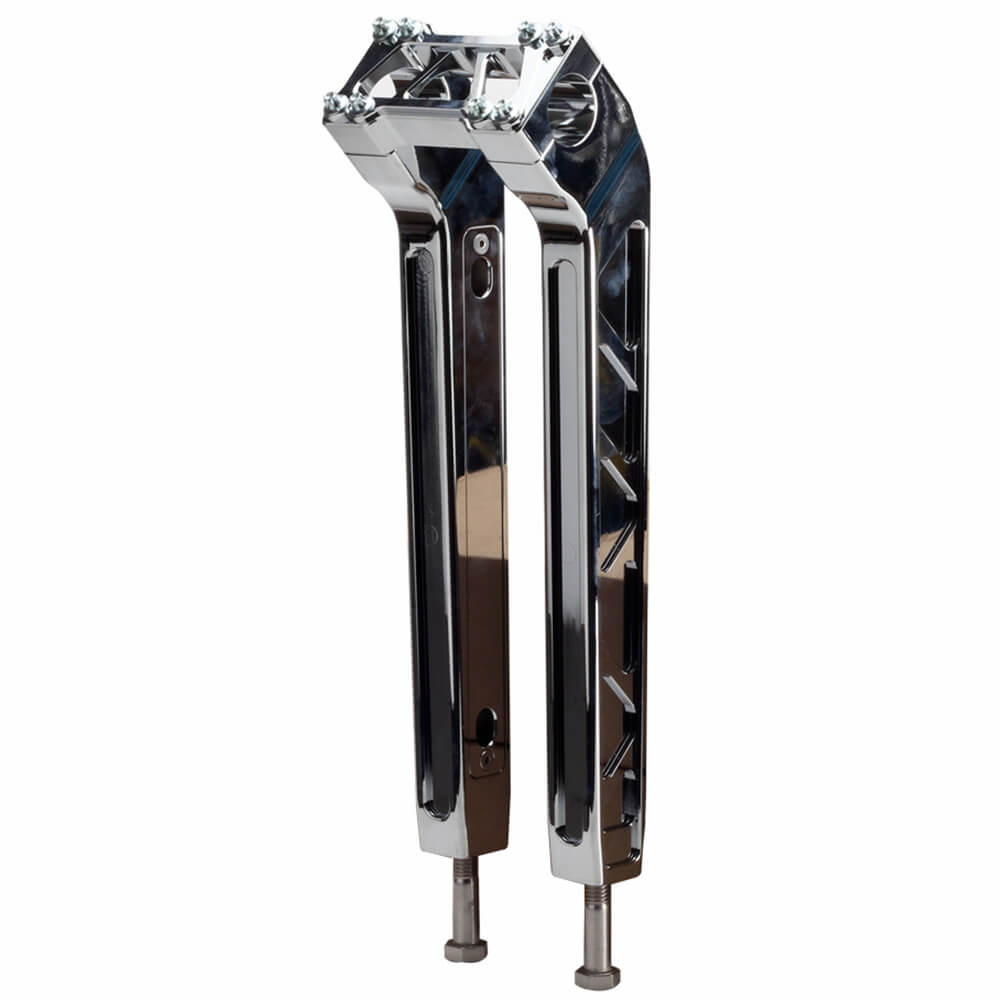 4" 6" 8" 10" 12" 14" Pullback Handlebar Risers Clamp For Harley 1.25" Tapered Fat Bars Softail Dyna Sportster Low Rider Fat Street Bob - pazoma