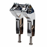 4" 6" 8" 10" 12" 14" Pullback Handlebar Risers Clamp For Harley 1.25" Tapered Fat Bars Softail Dyna Sportster Low Rider Fat Street Bob - pazoma