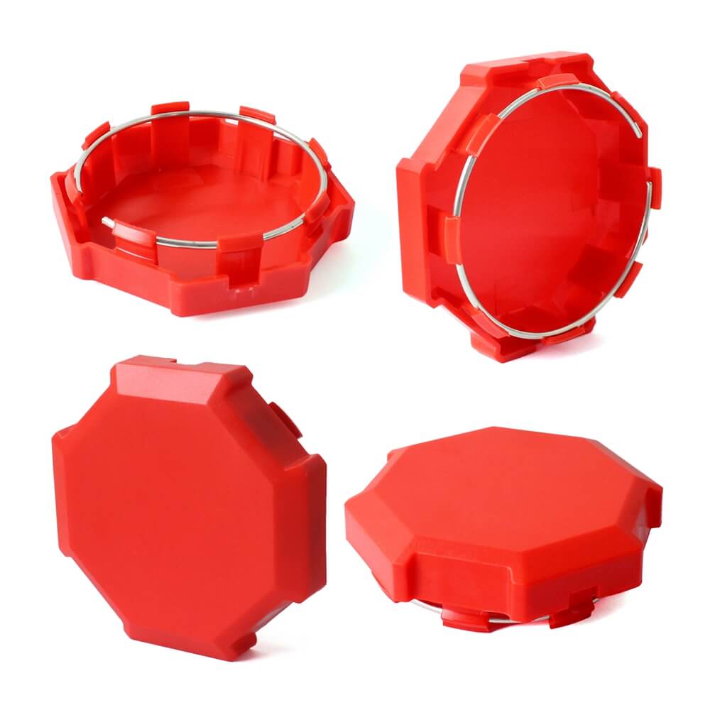 4 Pcs Wheel Tire Rim Hub Cap Cover Replacement Part 1522216-655 for Polaris RZR Trail 1000 900 S XP 4 Turbo GENERAL 1000 Sport 2014-2025 - pazoma