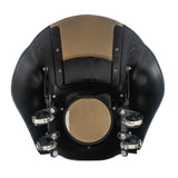 Club Style 5.75" Headlight Quarter Fairing Windshield w/universal mounting kit For Harley Dyna Sportster Softail XL FXR FXD FXBB FXLR FXST - pazoma
