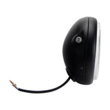 7" Universal Motorcycle LED Headlight Cafe Racer Round Headlamp w/ High Low Beam Halo Daytime Running Light DRL For HONDA CB400 - pazoma