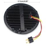 7" round SLIM LINE Multi LED Projection Headlight w/DRL For Harley Davidson Clubstyle FXRT FXRD FXRP FXR style Fairing - pazoma