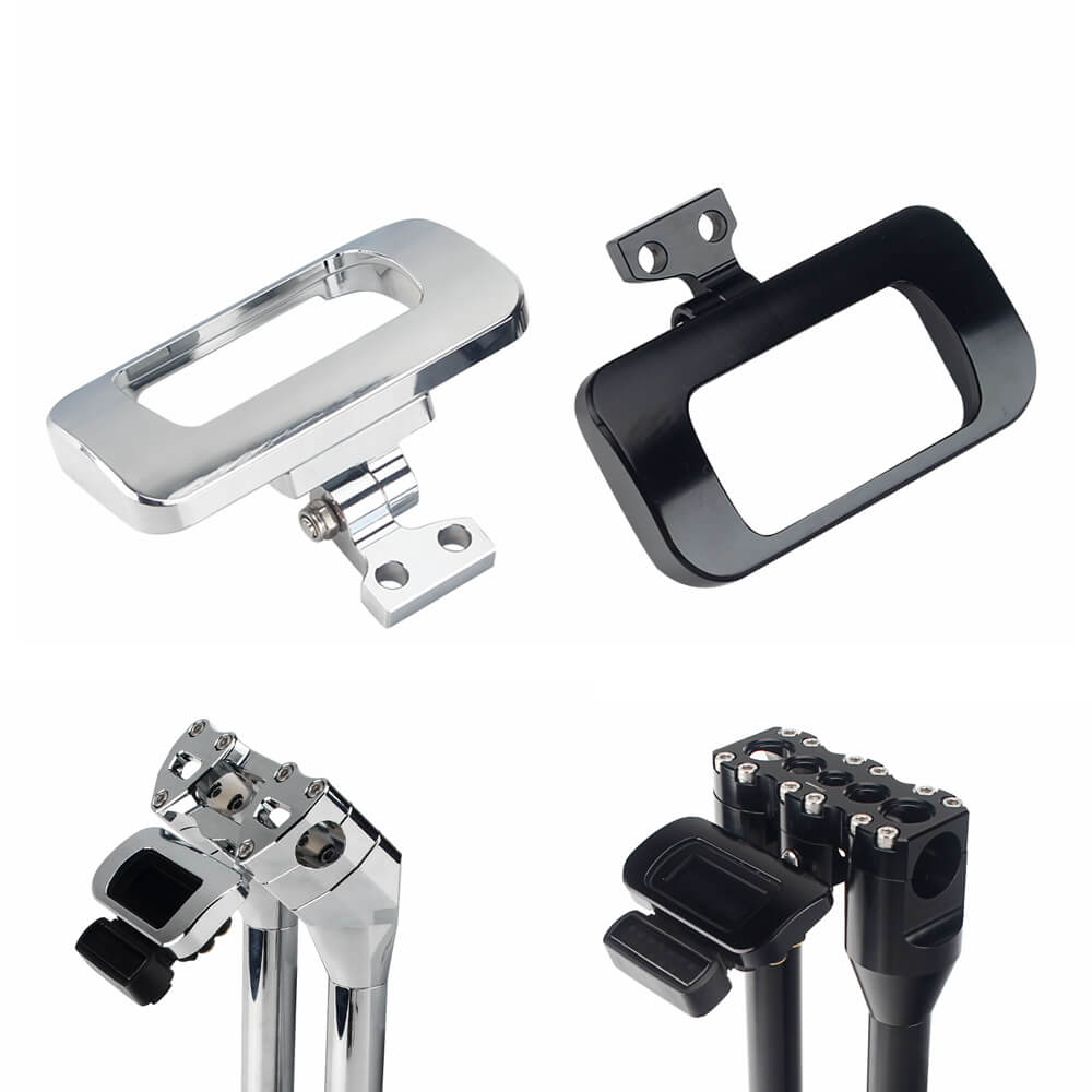 Adjustable T-Bar Digital Gauge Mount Housing Bracket For '18-Up Harley Softail Street Bob Breakout Standard FXBB FXBBS FXBR FXBRS FXST FXLRST - pazoma