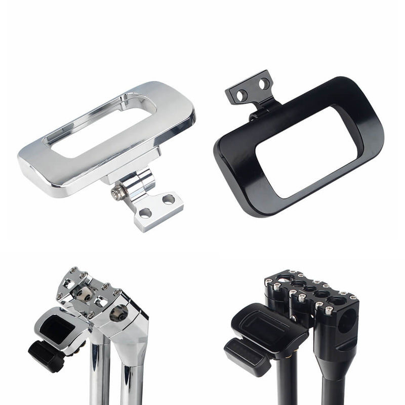 Adjustable T-Bar Digital Gauge Mount Housing Bracket For '18-Up Harley Softail Street Bob Breakout Standard FXBB FXBBS FXBR FXBRS FXST FXLRST - pazoma