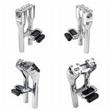 Adjustable T-Bar Moto Digital Gauge Mount Universal Bracket For Harley Softail Street Bob Breakout Standard FXBBS FXBRS FXST FXLRST 2018-2024 - pazoma