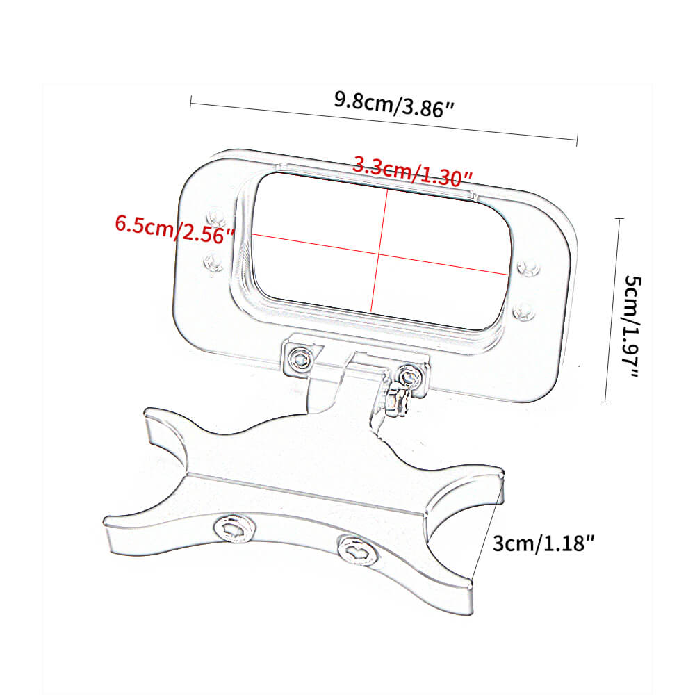 Adjustable T-Bar Moto Digital Gauge Mount Universal Bracket For Harley Softail Street Bob Breakout Standard FXBBS FXBRS FXST FXLRST 2018-2024 - pazoma