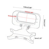 Adjustable T-Bar Moto Digital Gauge Mount Universal Bracket For Harley Softail Street Bob Breakout Standard FXBBS FXBRS FXST FXLRST 2018-2024 - pazoma