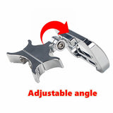 Adjustable T-Bar Moto Digital Gauge Mount Universal Bracket For Harley Softail Street Bob Breakout Standard FXBBS FXBRS FXST FXLRST 2018-2024 - pazoma