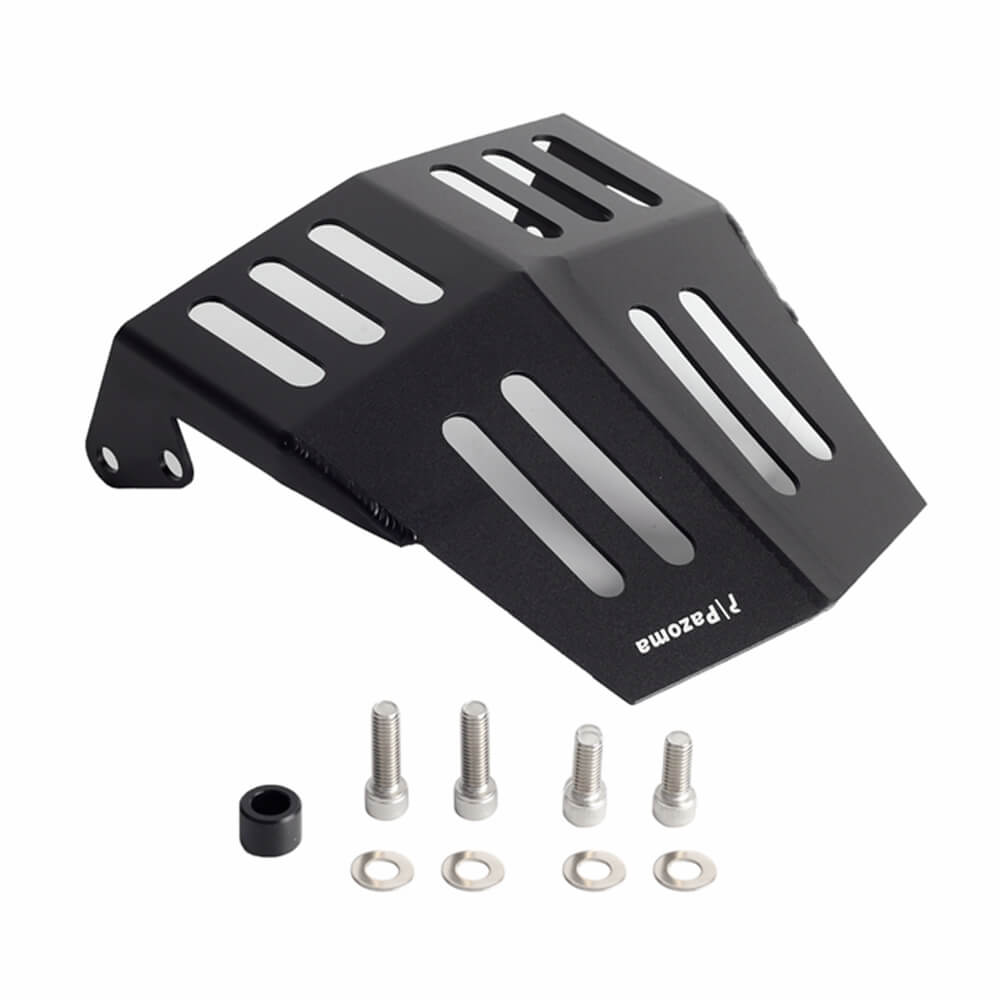 Aluminum Chin Lower Front Spoiler Air Dam Fairing Mudguard Cover For Harley Softail Low Rider S ST Sport Glide Standard Fat Boy Street Bob 18-2025 - pazoma