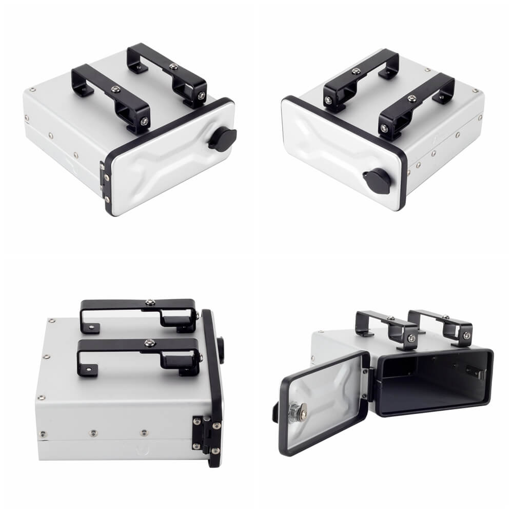 Aluminum Right Side Bracket Tool Boxes Storage Box Toolbox 2.3 Liters for Harley Pan America 1250 Special RA1250S RA1250 RA1250SE 2021-2024 - pazoma