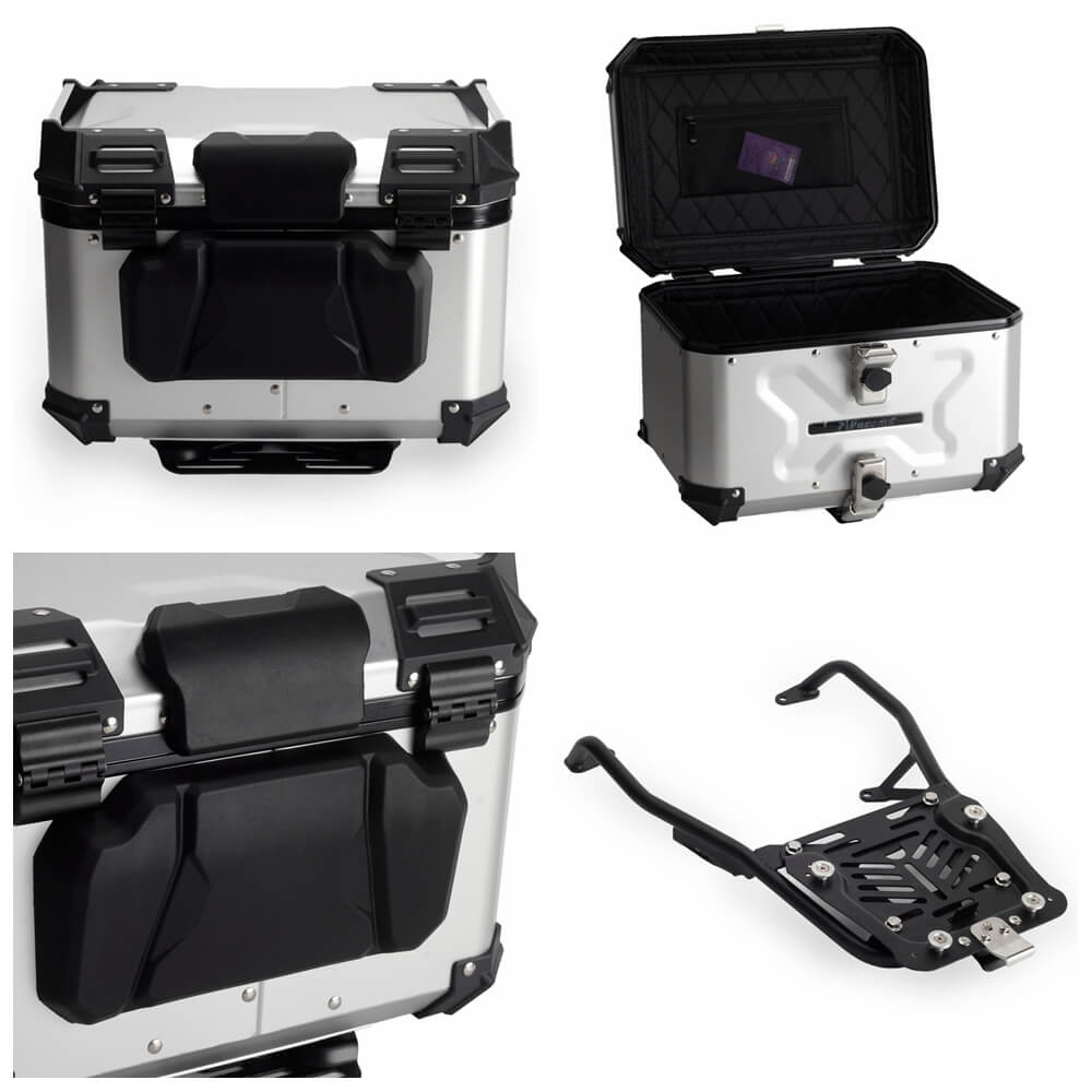 HD Pan America 1250 ST Special RA1250S RA1250 Aluminum Side Top Cases Luggage Tail Box W/Mounting Plate System Bracket Inner Liner - pazoma